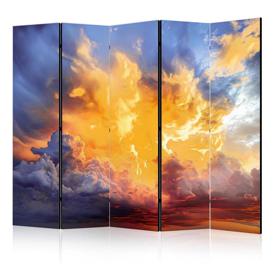 Paravent - Beautiful Sunset - Clouds in Warm Tones Artgeist
