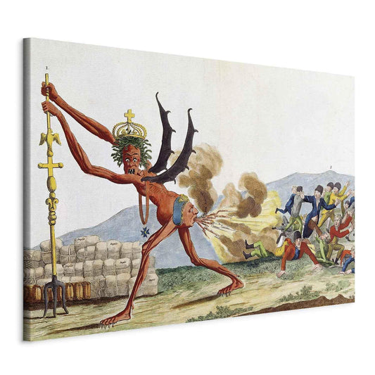 Wandbild XXL - Jacques-Louis David – Caricature of the English Government