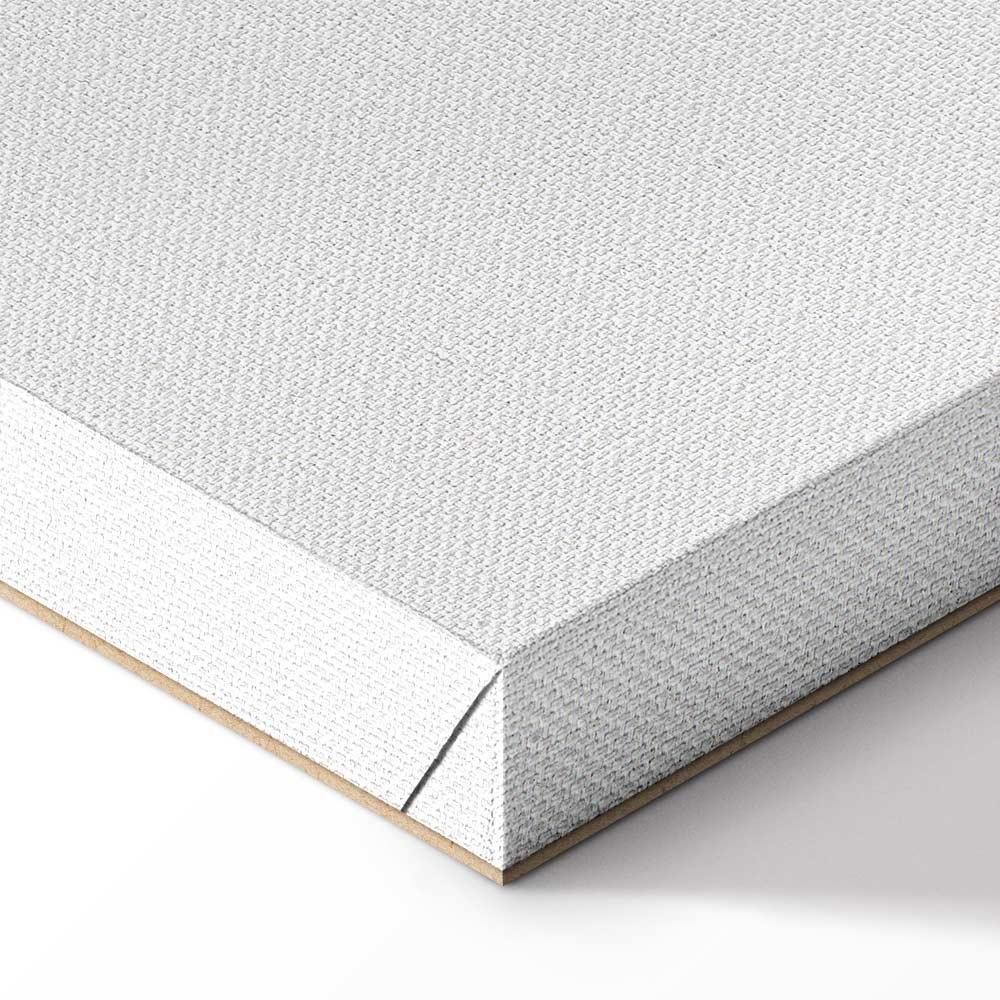 Leinwandbild - Cosmic Heart - Silver Heart with a Ring on a Purple Background