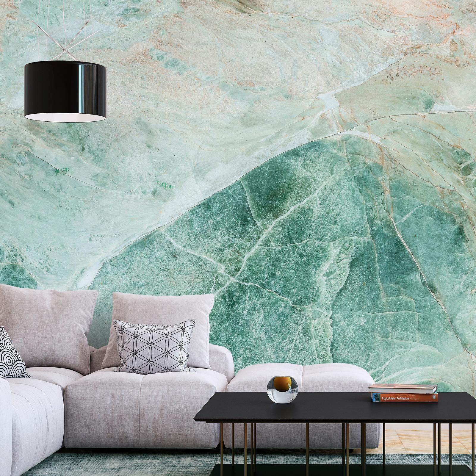 Fototapete - Turquoise Marble Artgeist