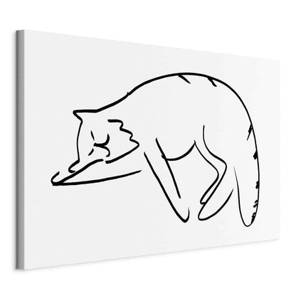 Leinwandbild - Cat's Dreams (1 Part) Vertical