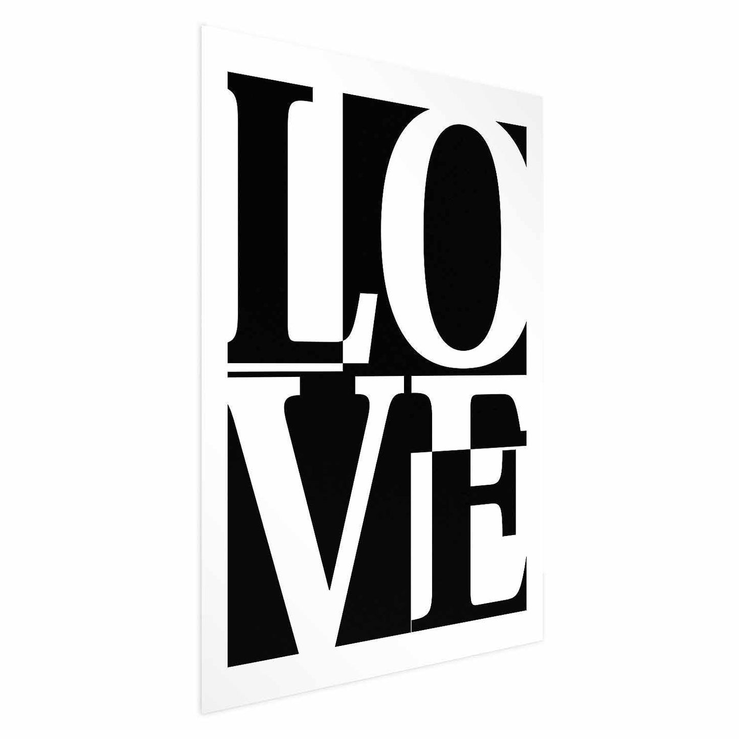 Poster - Black-and-White Love Artgeist