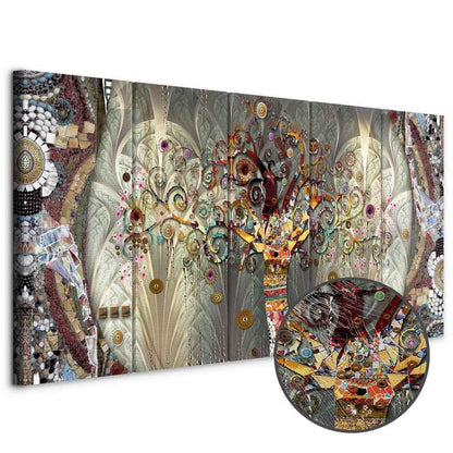 Leinwandbild - Tree of Life (5 Parts) Narrow