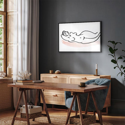 Leinwandbild - Sunbathing (1 Part) Wide