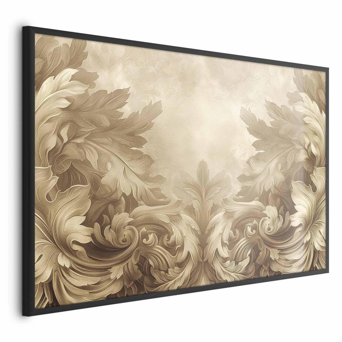 Poster - Carved Ornaments in Sepia Shades Artgeist