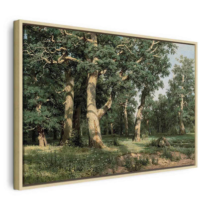 Leinwandbild - Ivan Shishkin – Oak Forest
