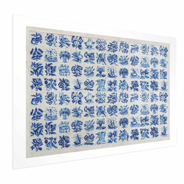 Poster - Azulejos Tiles - traditional Portuguese ceramic tiles Artgeist