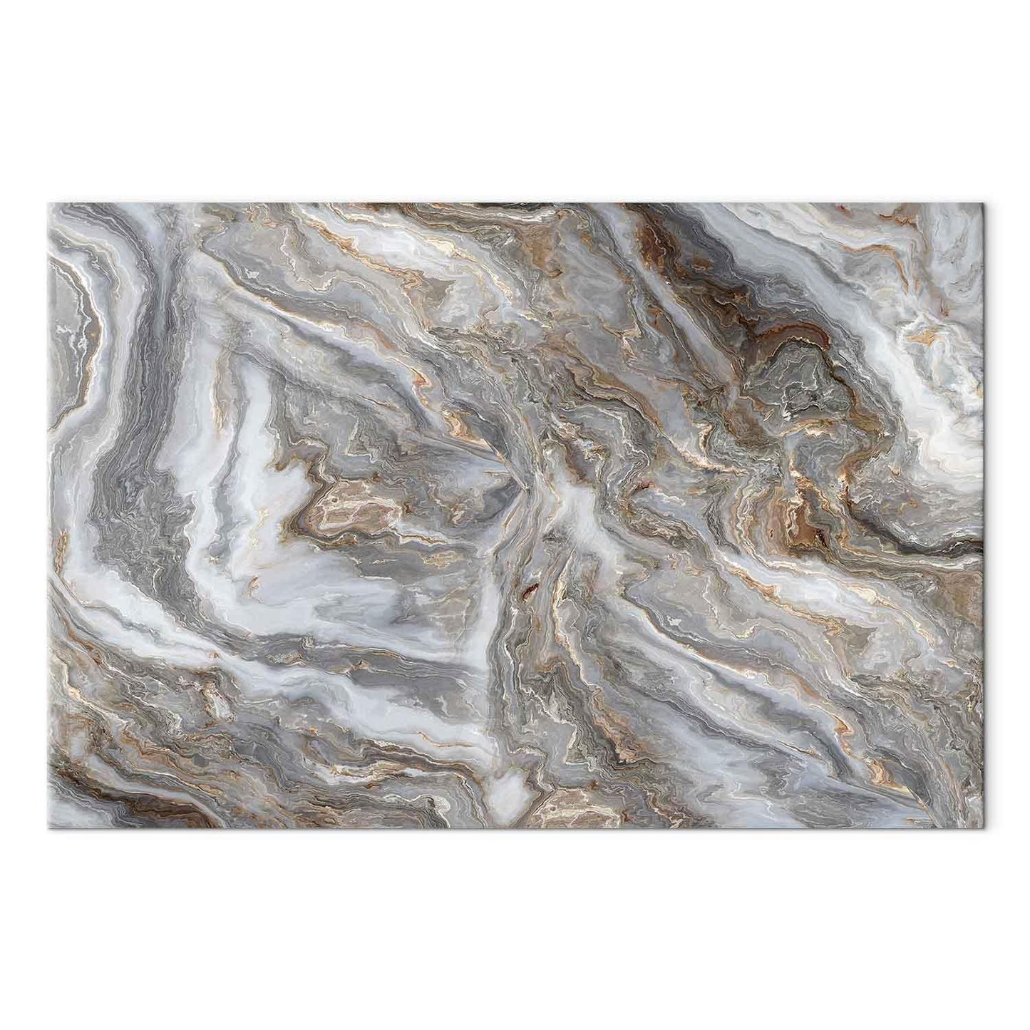 Leinwandbild - Stone abstractions – marble structures in neutral shades