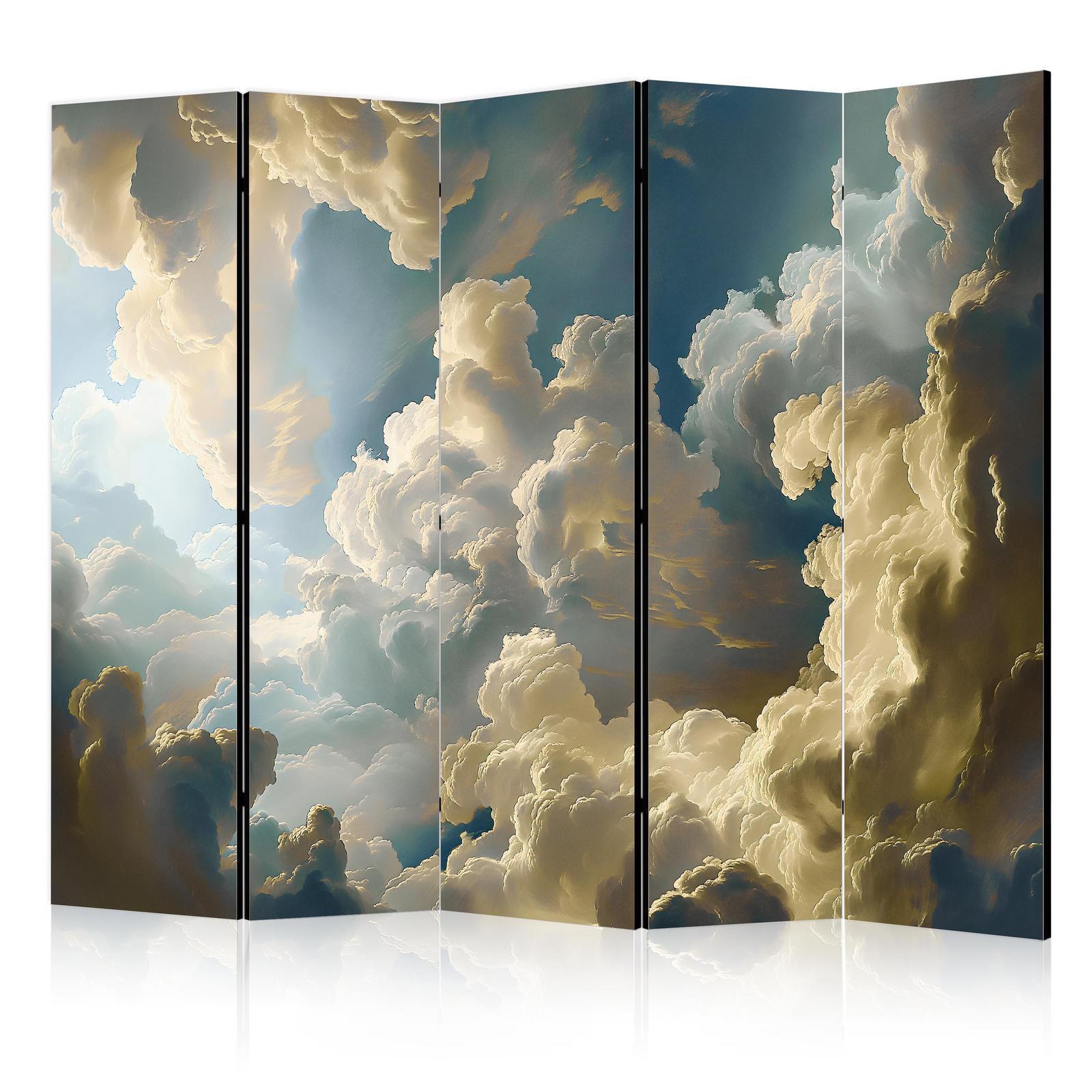 Paravent - Sun and Shadows: A Theatrical Nature Display High Above the Earth Artgeist