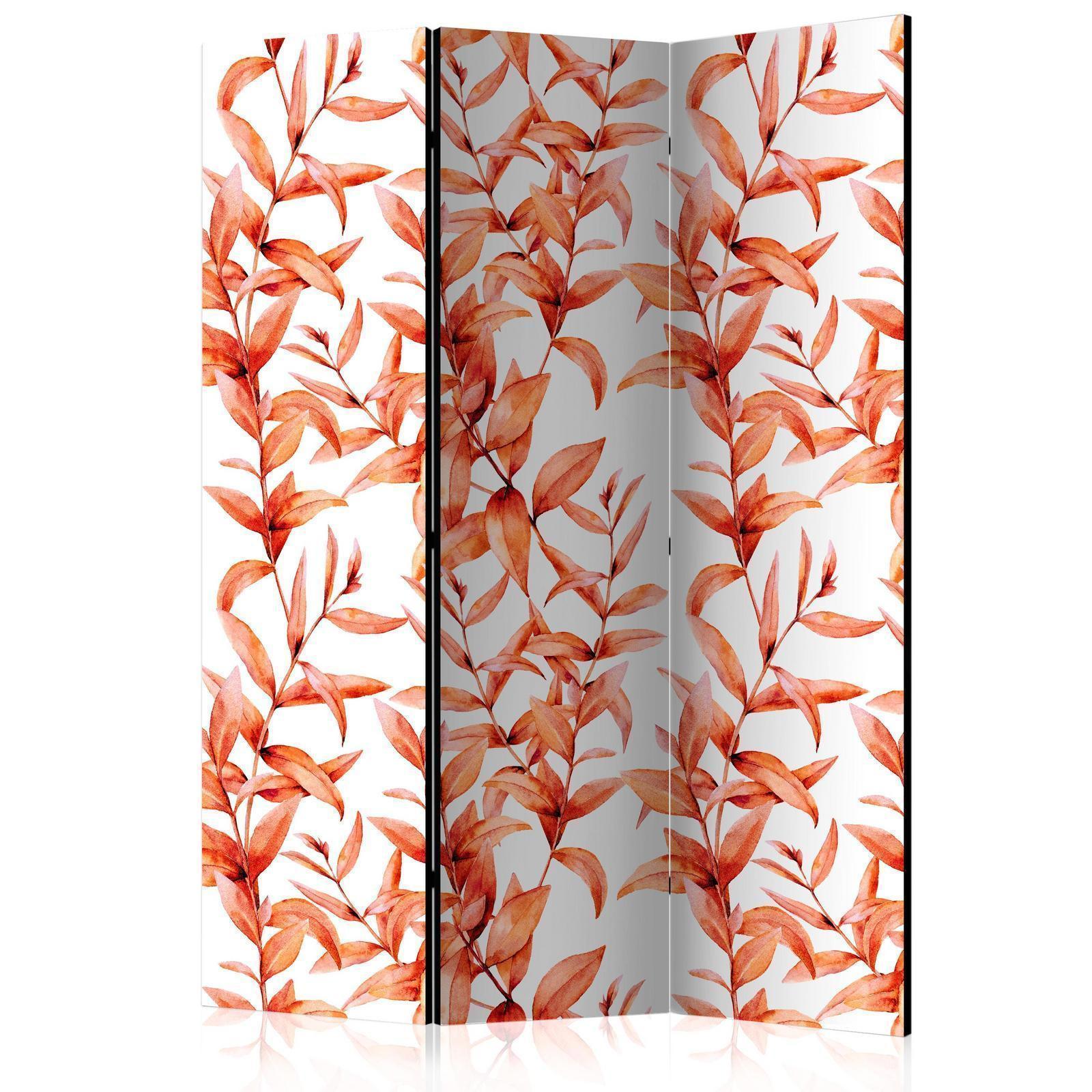 Paravent - Coral Leaves Artgeist
