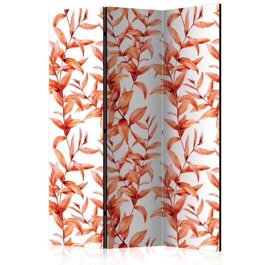 Paravent - Coral Leaves Artgeist