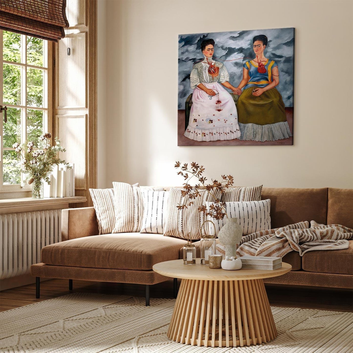 Leinwandbild - Frida Kahlo – The Two Fridas