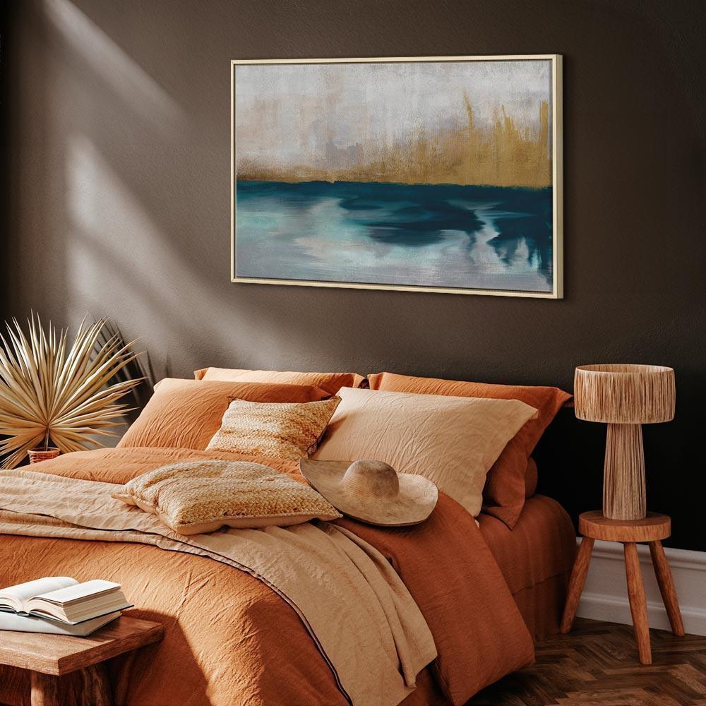 Leinwandbild - Golden Grasses (1 Part) Wide