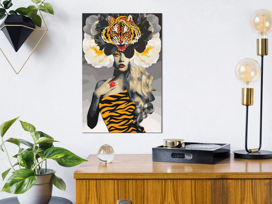 Malen nach Zahlen - Eye of the Tiger