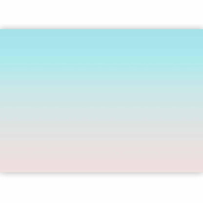 Fototapete Summer Morning – Farbverlauf von Hellblau zu Rosa