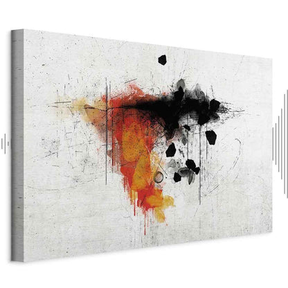 Leinwandbild - Expression of Red (1 Part) Wide