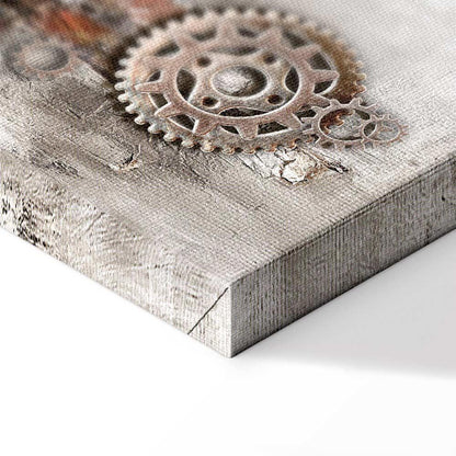 Leinwandbild - Steel Cranks (1 Part) Narrow