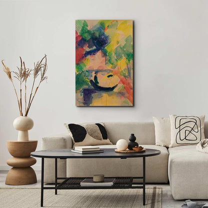 Leinwandbild - Paar im Nachen (August Macke) Artgeist