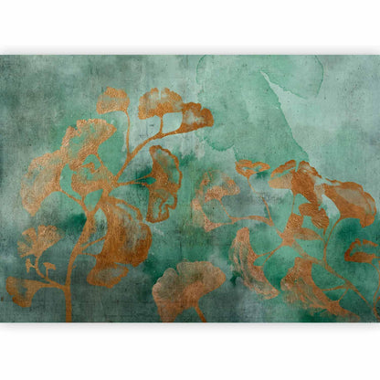 Fototapete - Copper Ginkgo Artgeist