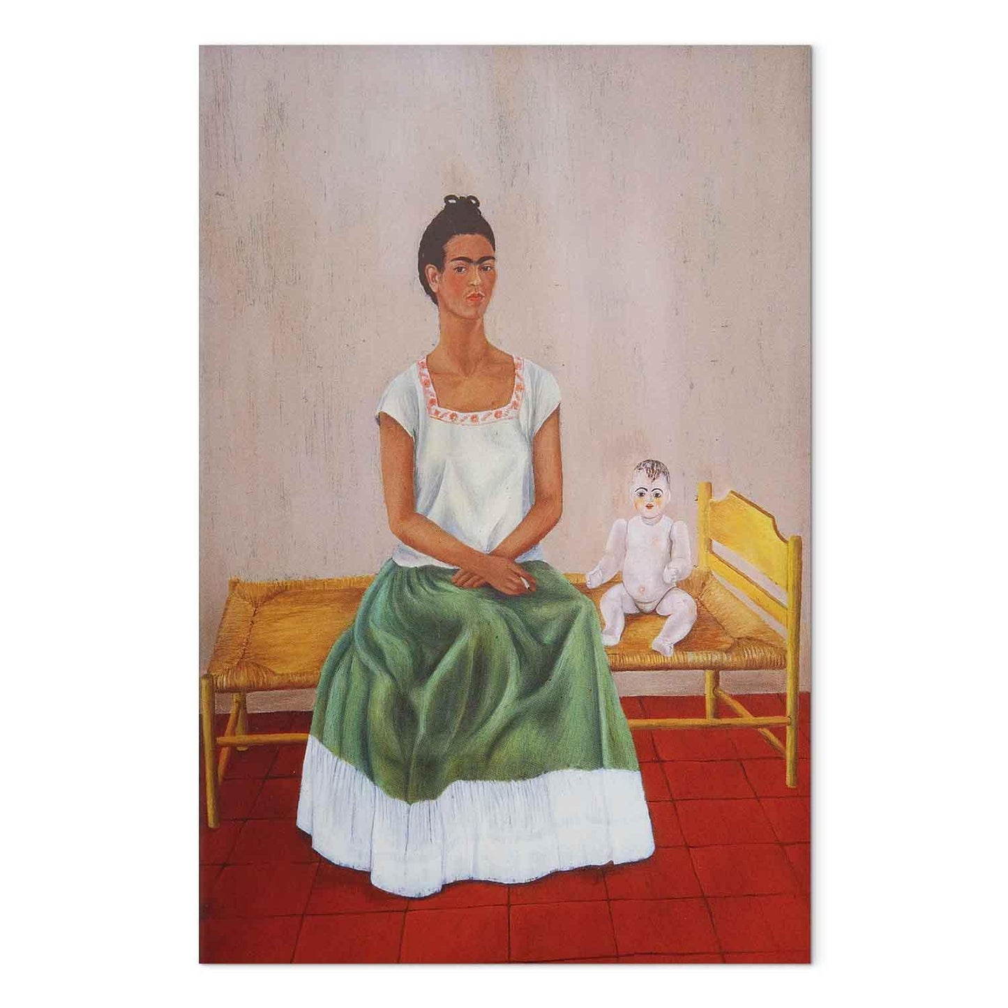Leinwandbild - Frida Kahlo – Me and My Doll