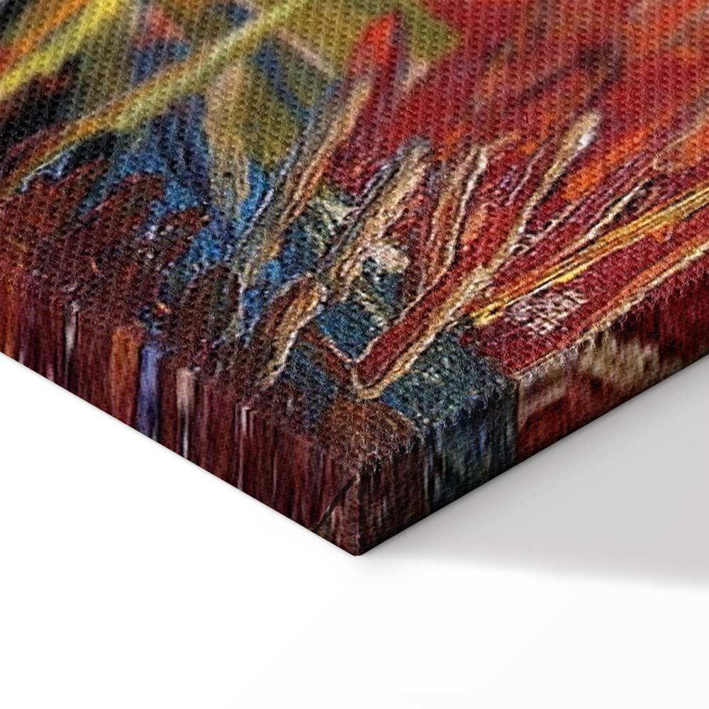 Leinwandbild - Vincent van Gogh – Willows at Sunset