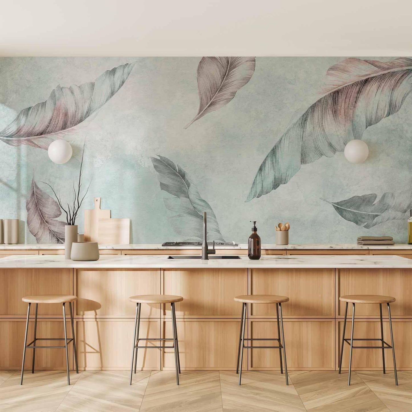 Fototapete - Dancing in the wind