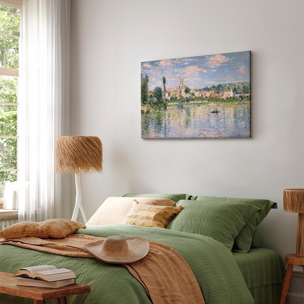 Leinwandbild - Claude Monet – Vue de Vétheuil, Summer