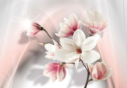 Fototapete - White magnolias Artgeist