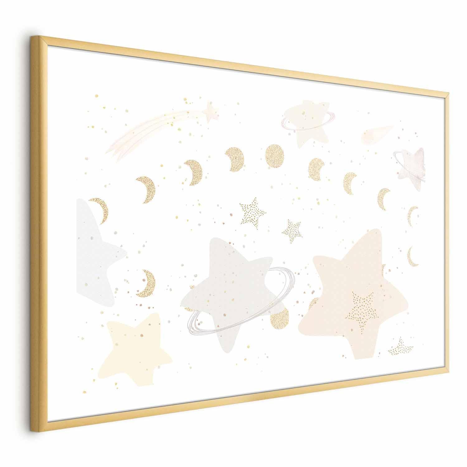 Poster - Moon and Stars Artgeist