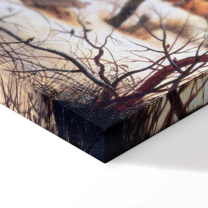 Leinwandbild - Pieter Bruegel the Elder – Winter Landscape with Birdtrap