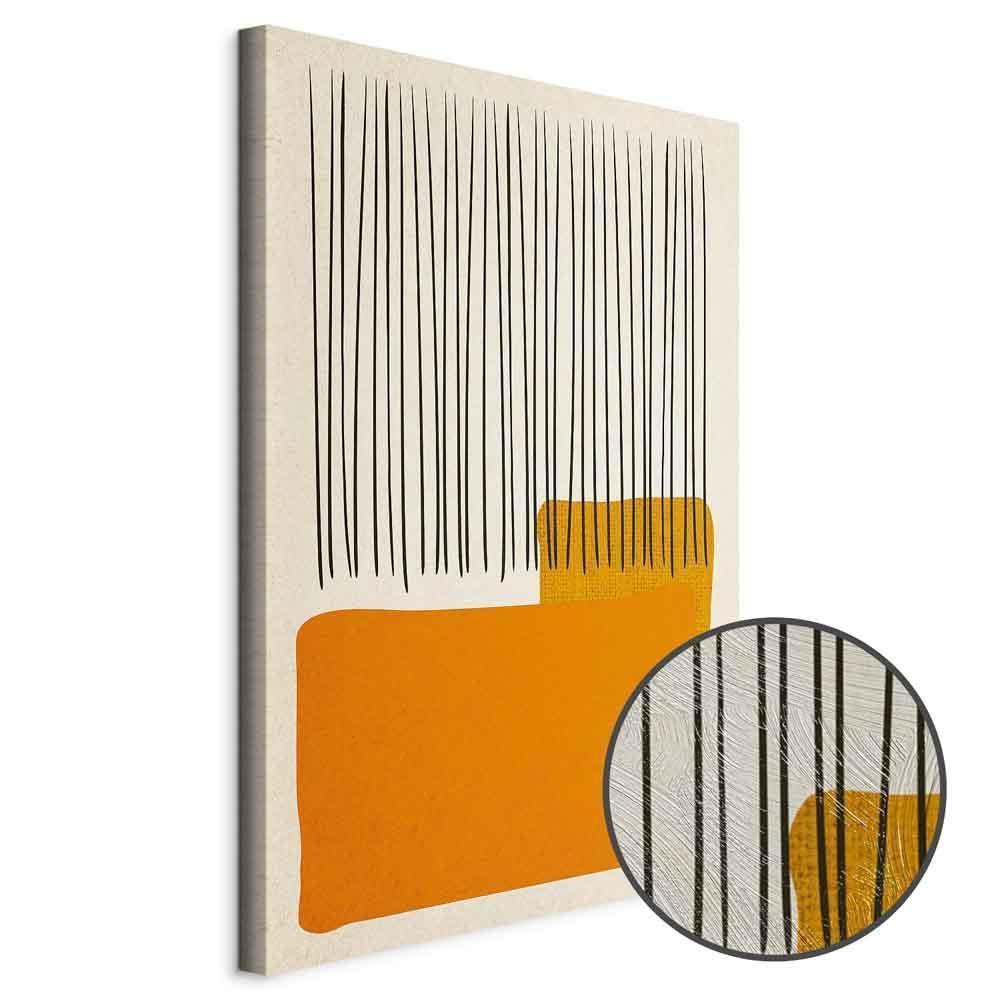 Leinwandbild - Rain on the Beach (1 Part) Vertical