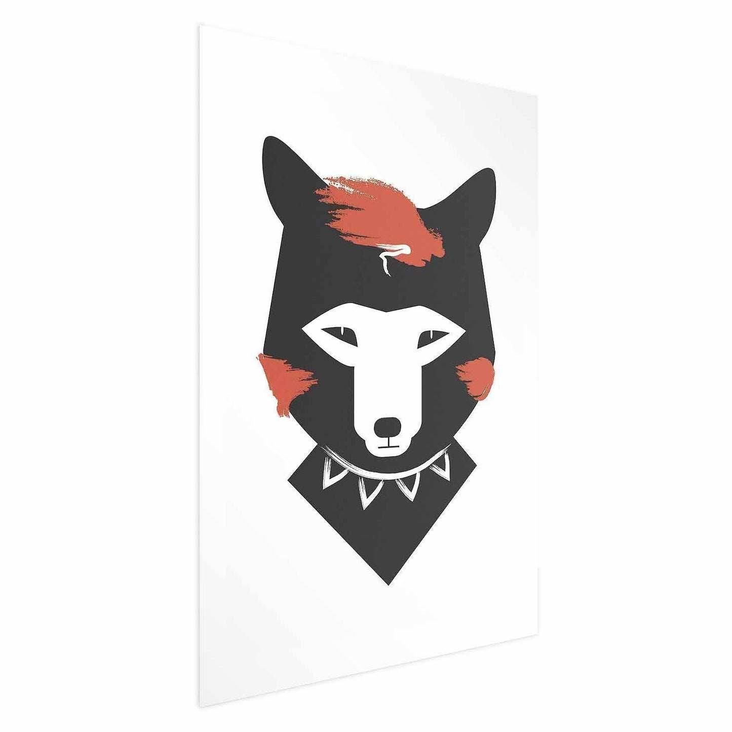 Poster Höflicher Fuchs – Stilvoll & charmant illustriert