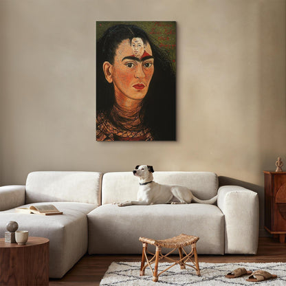 Leinwandbild - Frida Kahlo – Diego and I