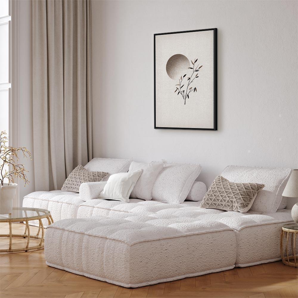 Leinwandbild - Eastern Minimalism (1 Part) Vertical