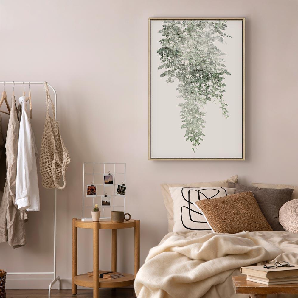 Leinwandbild - Green Cascade (1 Part) Vertical