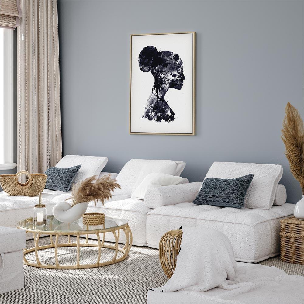 Leinwandbild - Abstract Profile (1 Part) Vertical