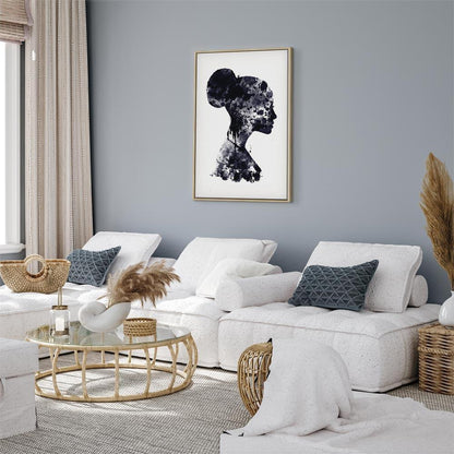 Leinwandbild - Abstract Profile (1 Part) Vertical