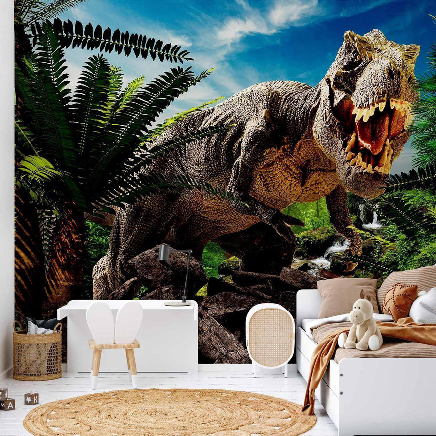 Fototapete - Angry Tyrannosaur Artgeist