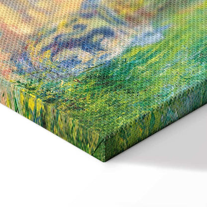 Leinwandbild - Claude Monet – Monet’s Garden at Vétheuil