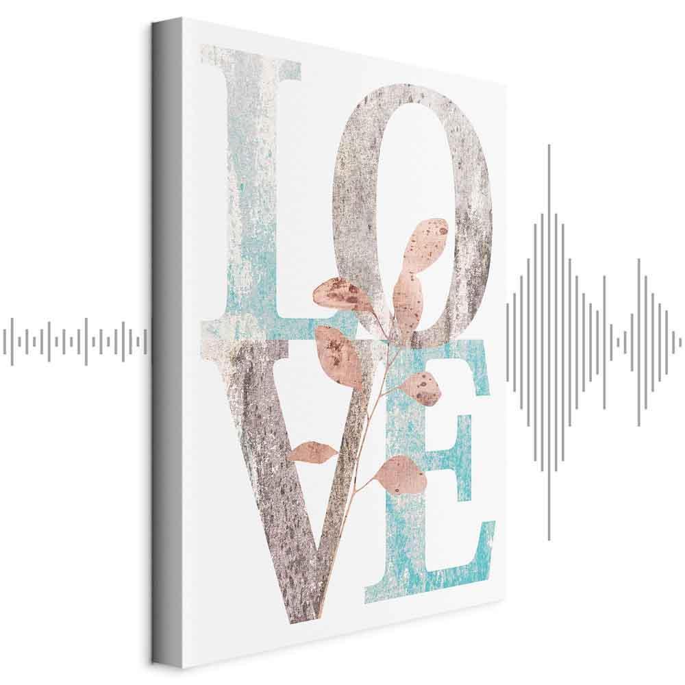 Leinwandbild - Flourishing Letters (1 Part) Vertical