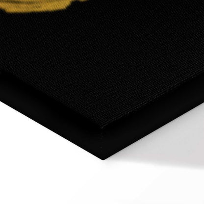 Leinwandbild - Golden Knots (1 Part) Vertical