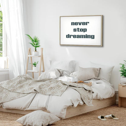 Leinwandbild - Never Stop Dreaming (1 Part) Wide