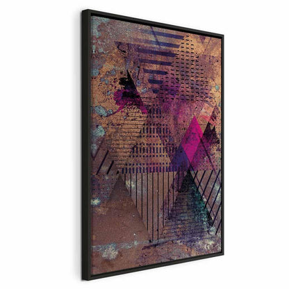 Leinwandbild - Honey Abstraction (1 Part) Vertical