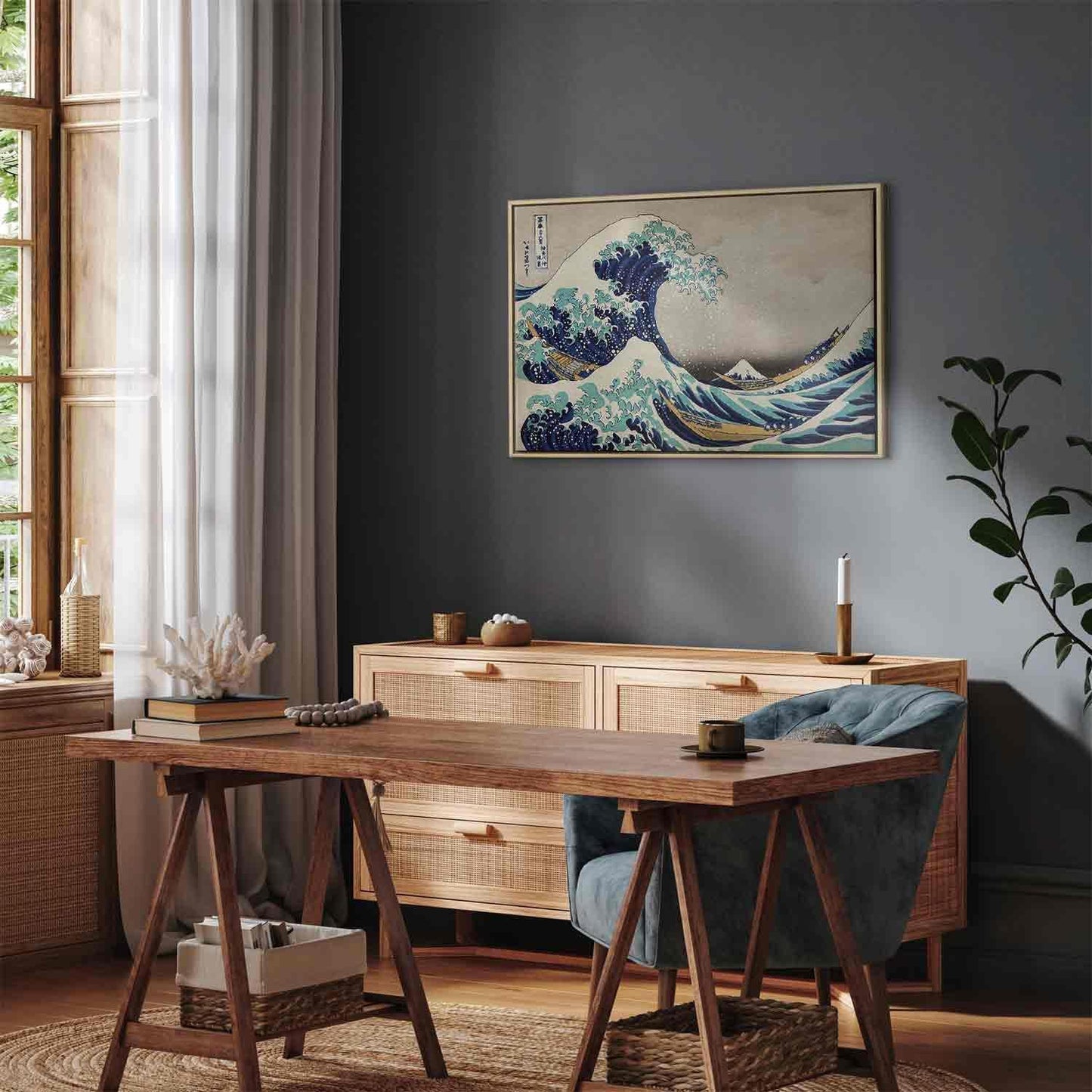 Leinwandbild - The Great Wave off Kanagawa Artgeist