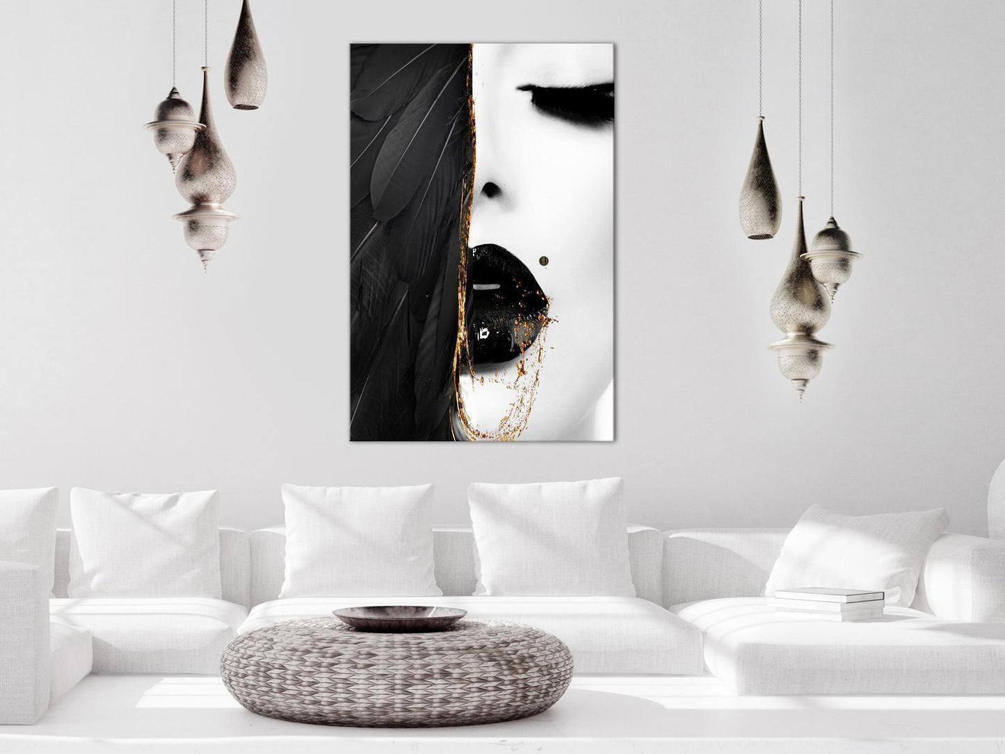 Leinwandbild mit Engelsmotiv – Ausdrucksstark & elegant