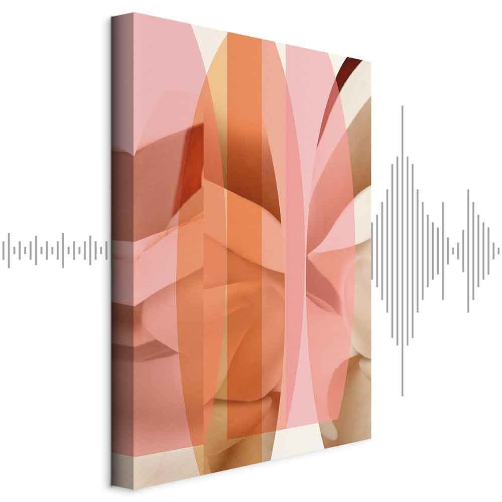 Leinwandbild - Floral Kaleidoscope (1 Part) Vertical