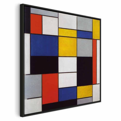 Leinwandbild - Piet Mondrian – Composition A