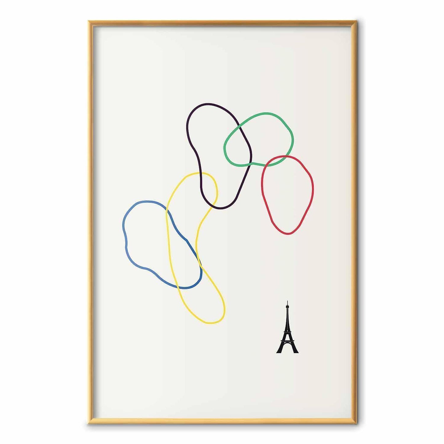 Poster - Colorful Circles - digital graphic - minimalism