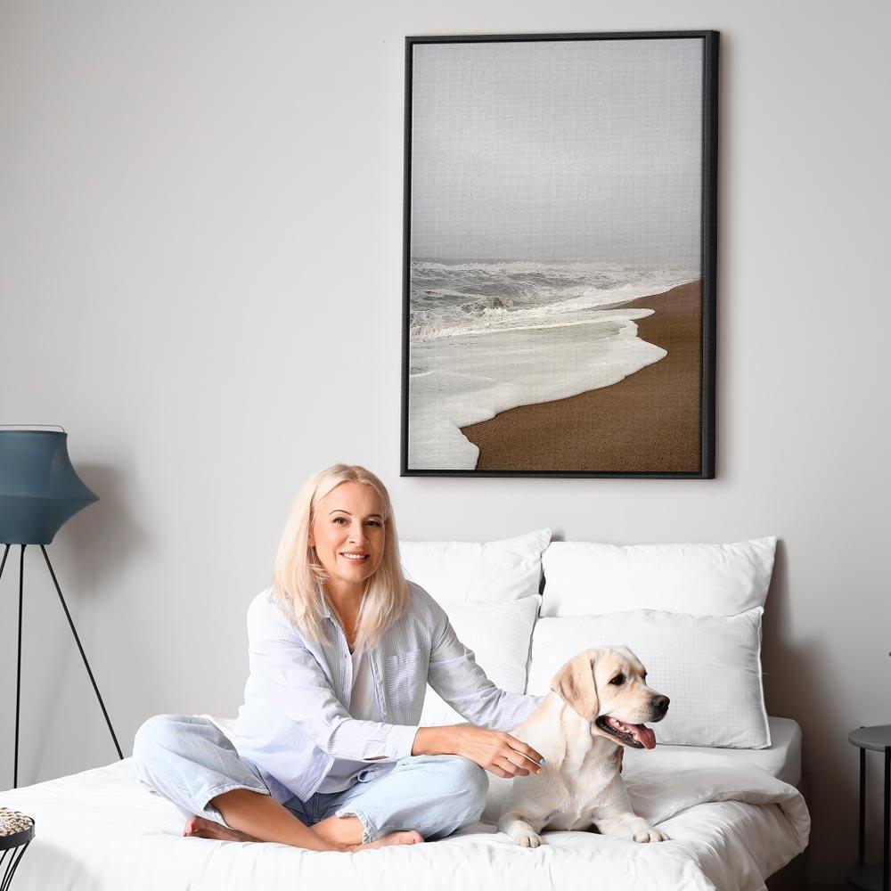 Leinwandbild - Autumnal Ebb (1 Part) Vertical