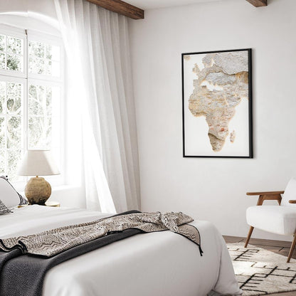 Leinwandbild - Hot Continent (1 Part) Vertical